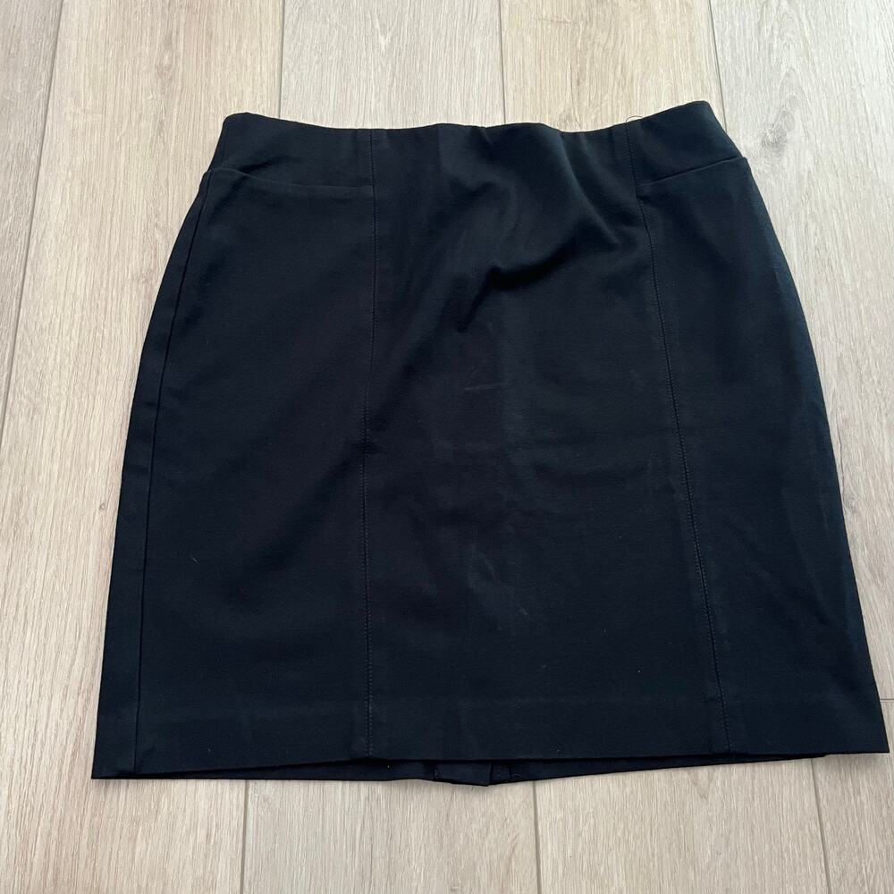 J. Jill Women’s Black Ponte Pencil Skirt Sz Small